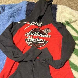 Chicago Blackhawk zip up hoodie